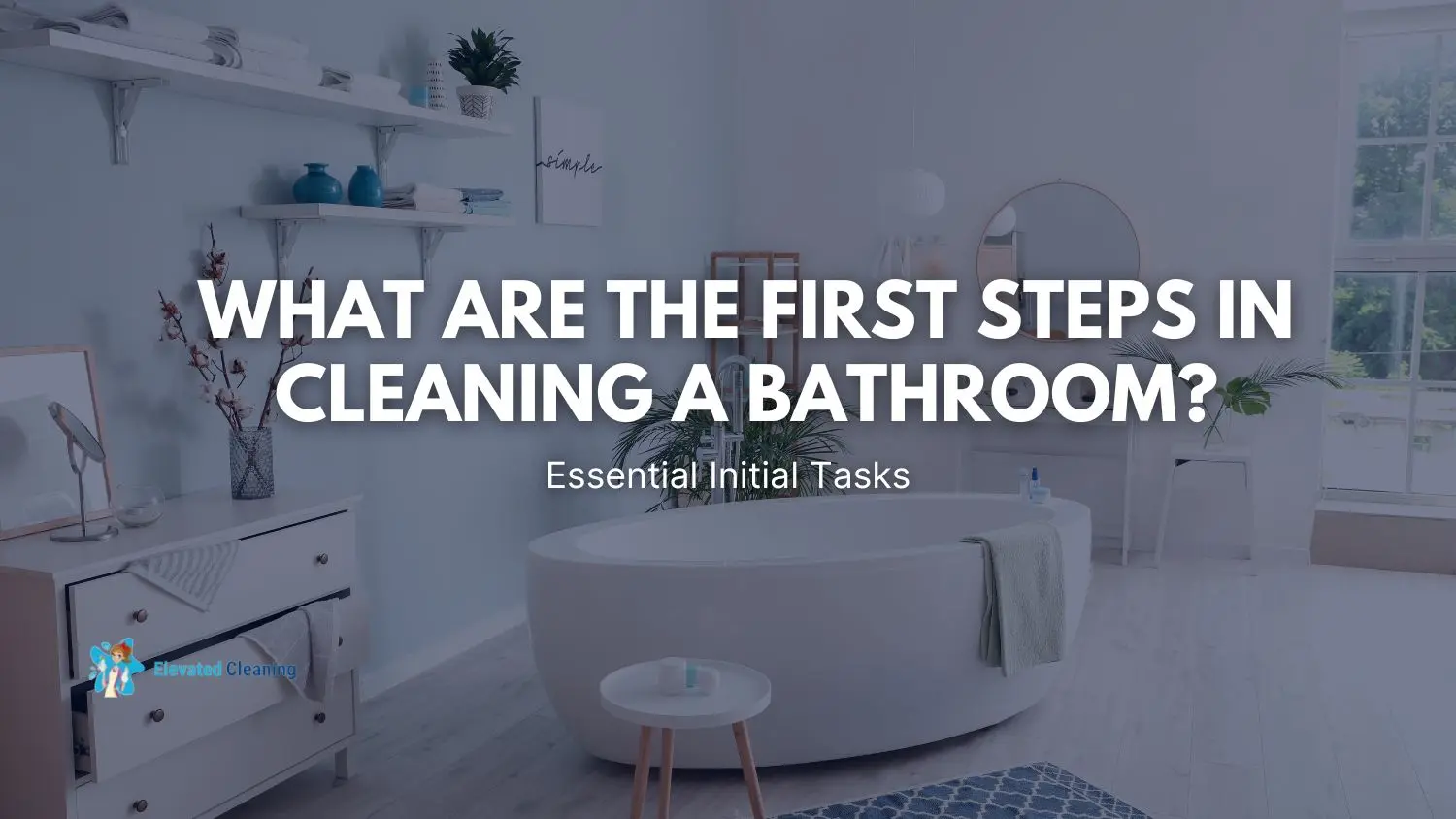 What Are The First Steps In Cleaning A Bathroom? Essential Initial Tasks - Elevated Cleaning ...